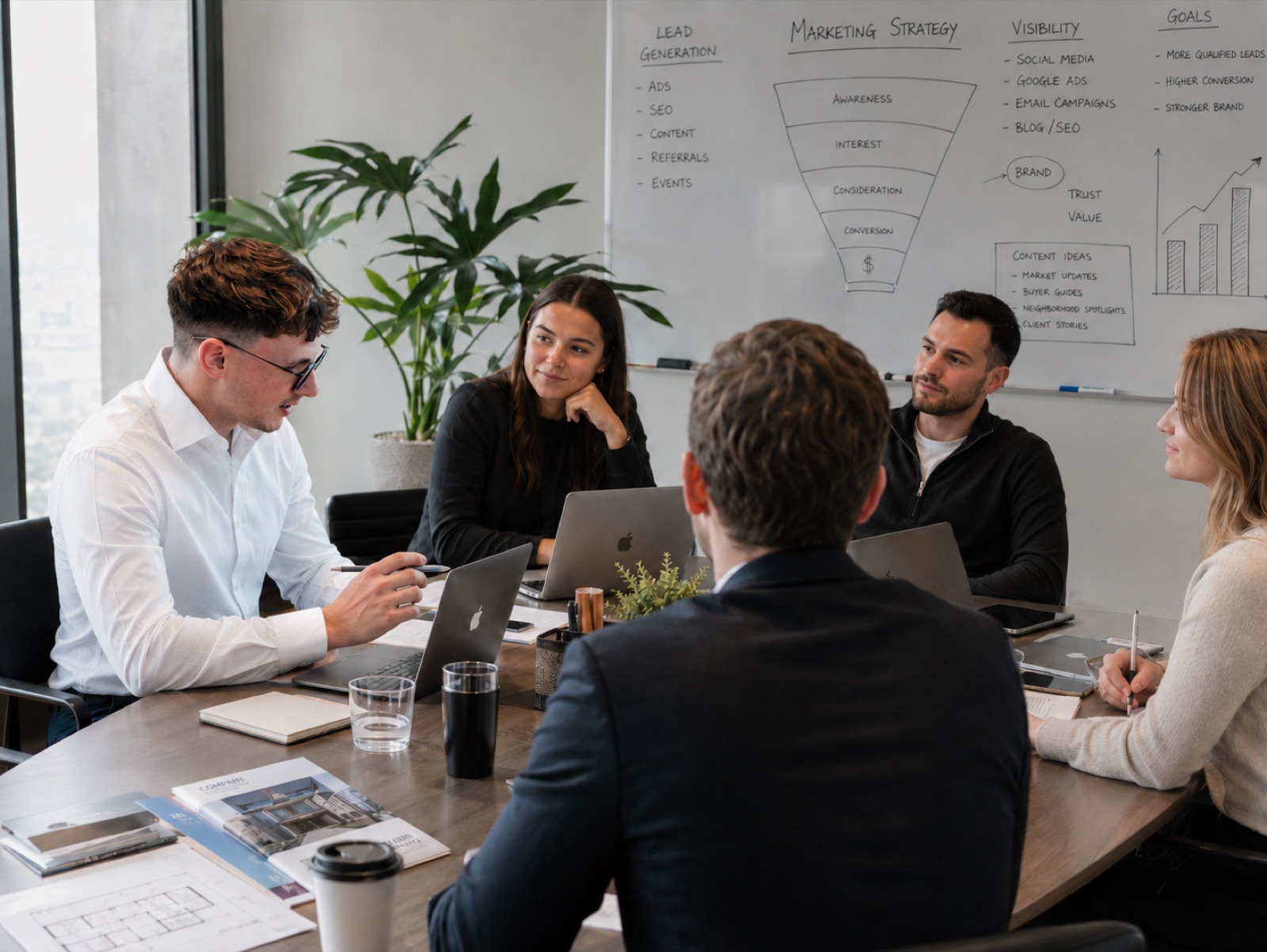 Strategiegespräch im Team